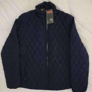 Timberland Quilted Thermore Jacket - Size Small - Navy Blue - TB0A1YA3
